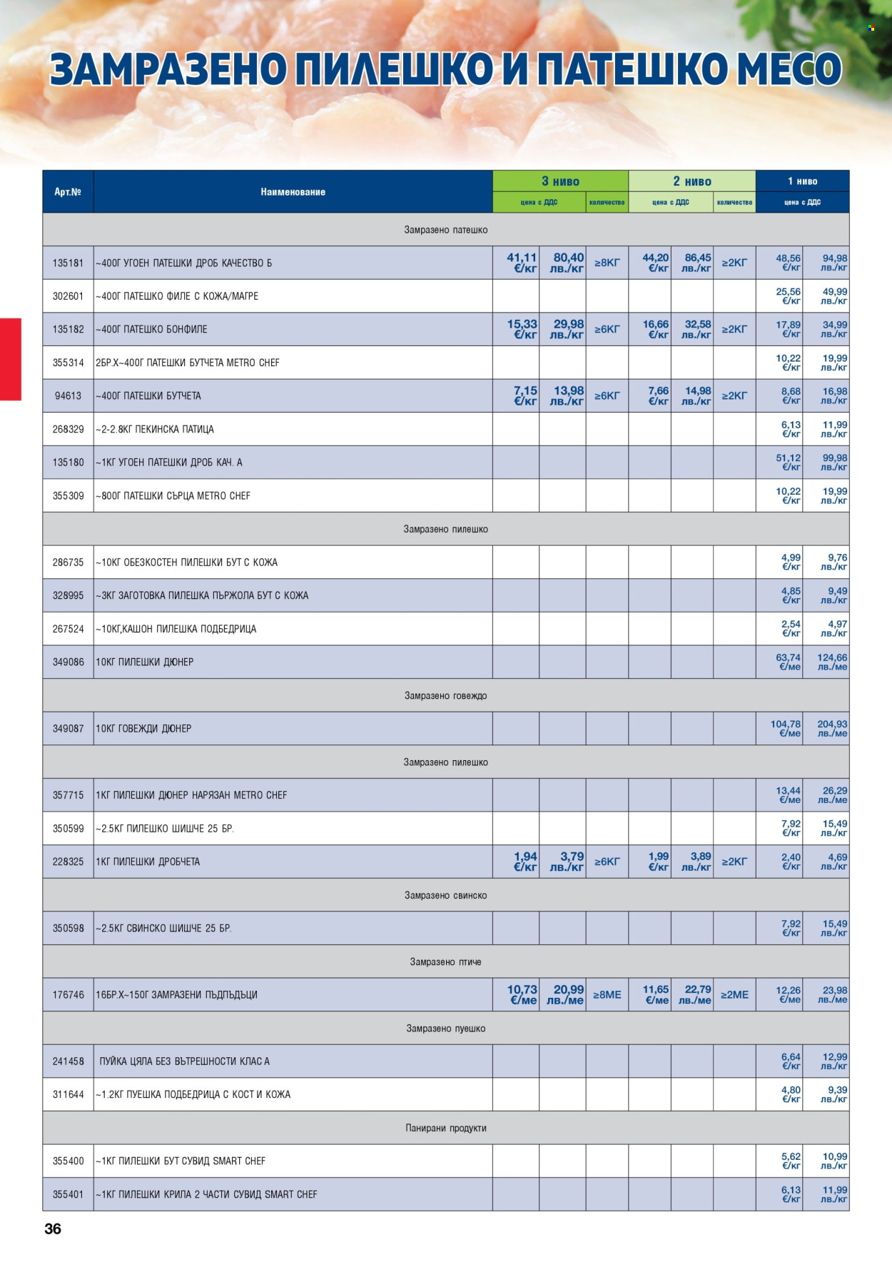Брошура на МЕТРО - 01.05.2026 - 30.06.2026. Страница 36