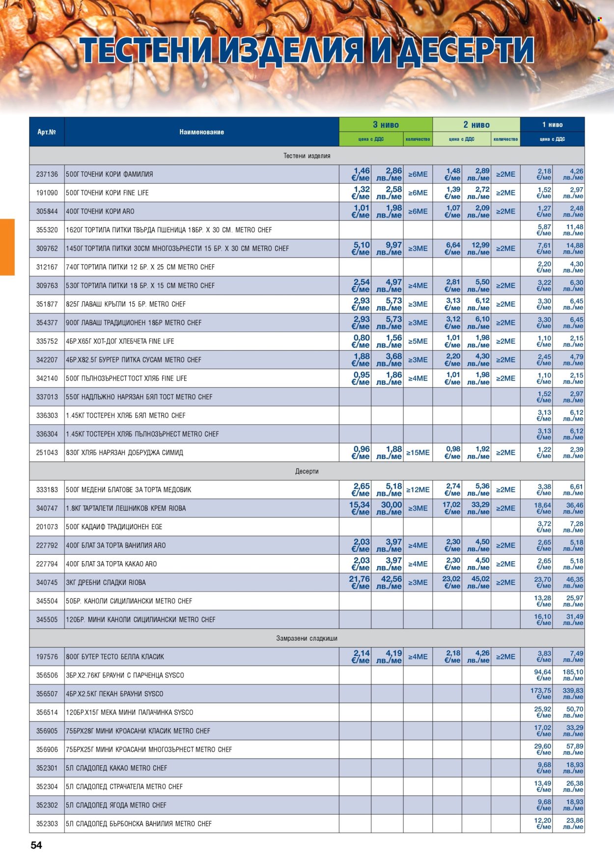 Брошура на МЕТРО - 01.05.2026 - 30.06.2026. Страница 54