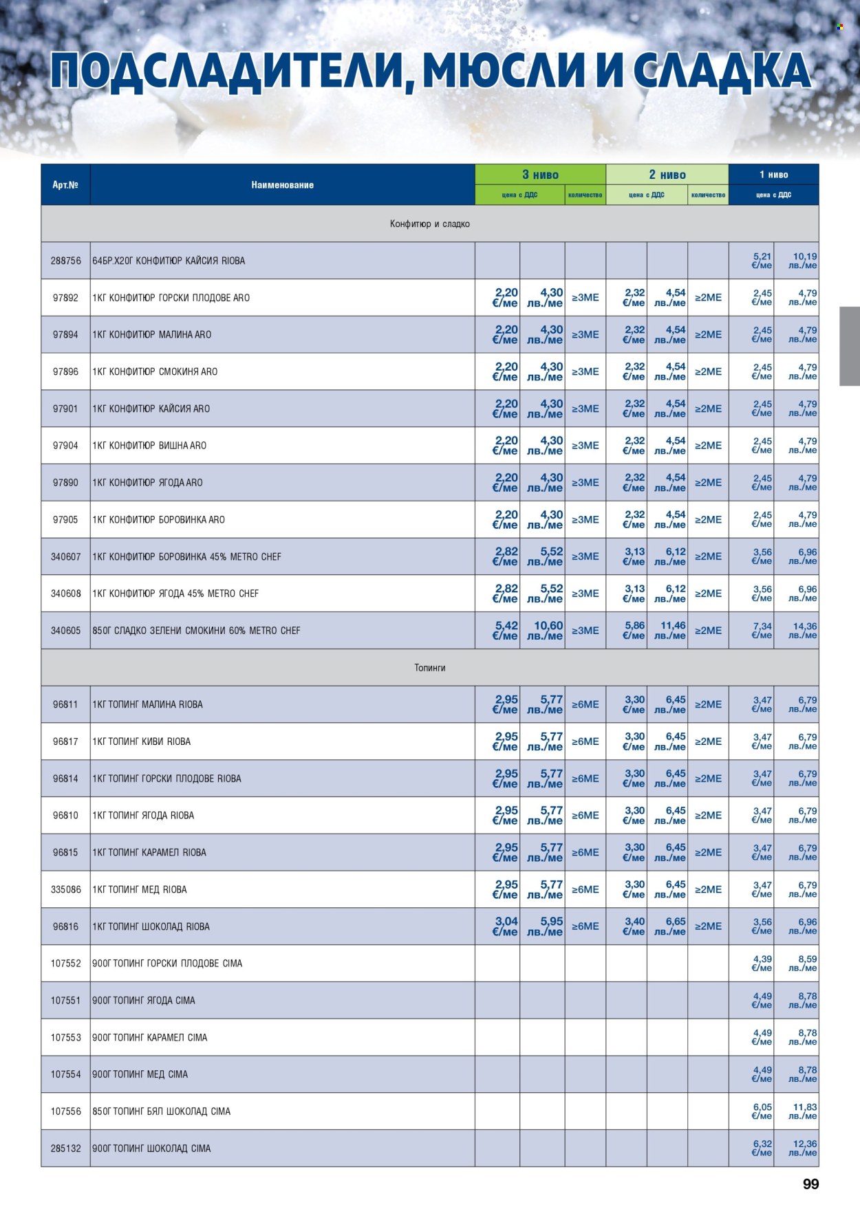 Брошура на МЕТРО - 01.05.2026 - 30.06.2026. Страница 99