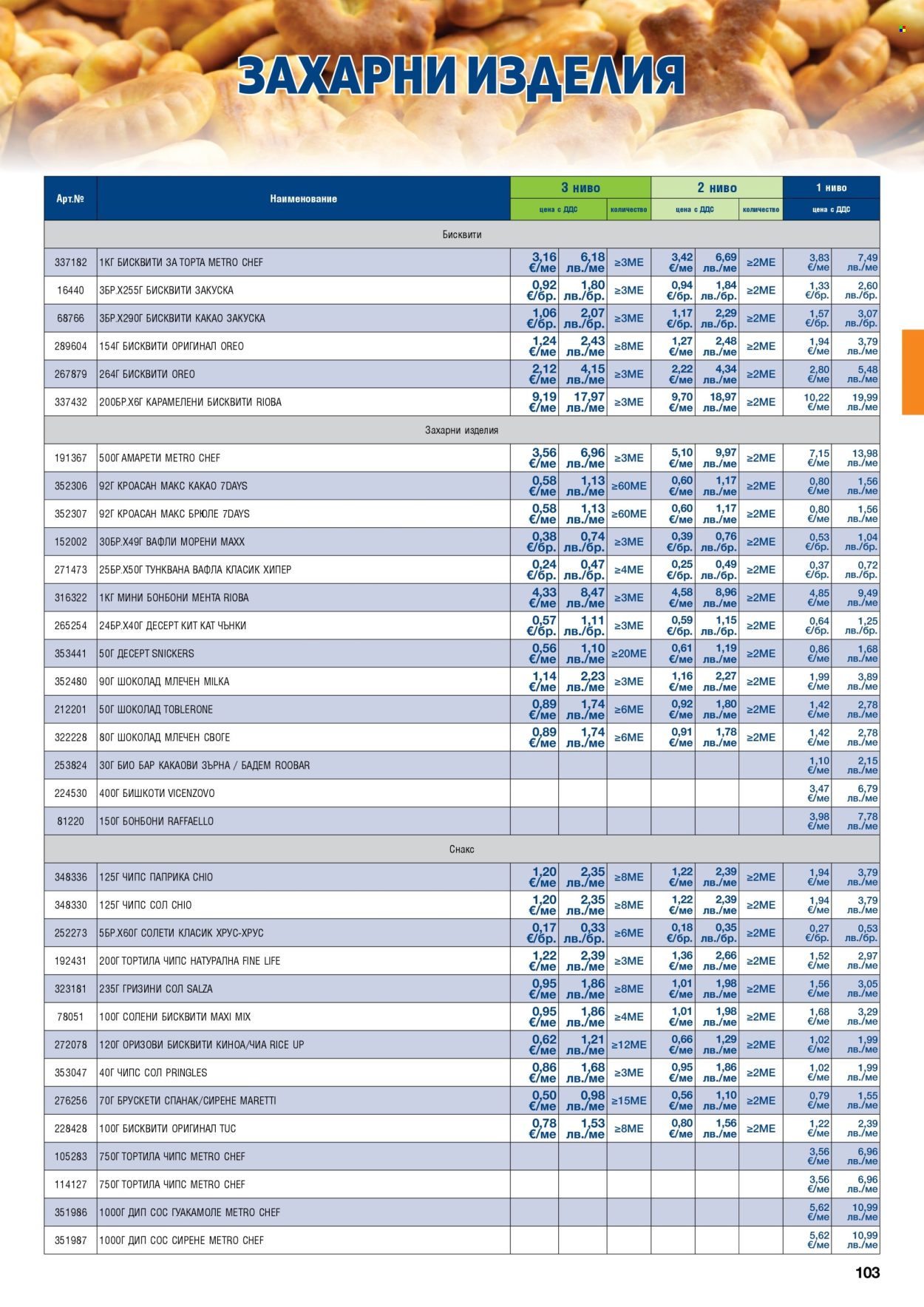 Брошура на МЕТРО - 01.05.2026 - 30.06.2026. Страница 103