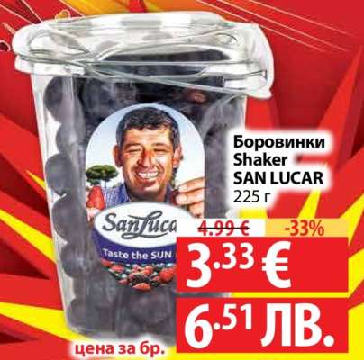 Боровинки Shaker SAN LUCAR