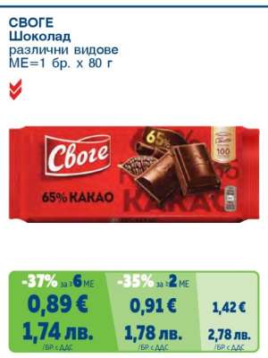 Своге Шоколад