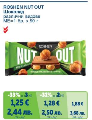 ROSHEN NUT OUT