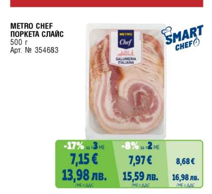 METRO CHEF ПОРКЕТА СЛАЙС