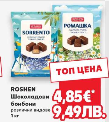 ROSHEN Шоколадови бонбони