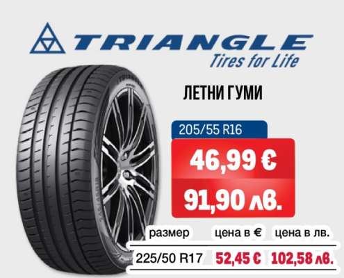 TRIANGLE ЛЕТНИ ГУМИ 205/55 R16