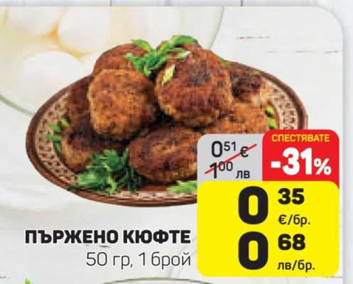 Пържено кюфте