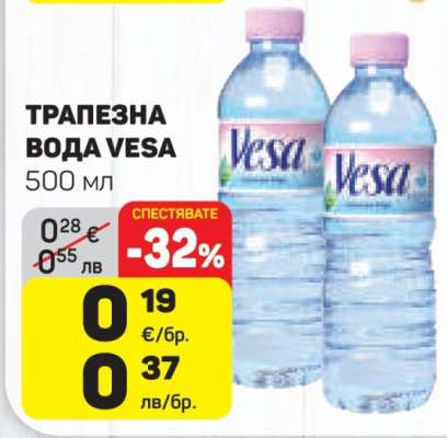Трапезна вода Vesa