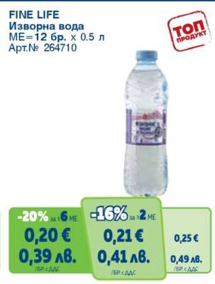 FINE LIFE Изворна вода