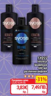 SYOSS Intense Шампоан