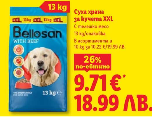 Суха храна за кучета XXL