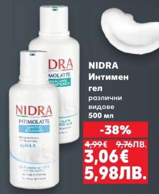 NIDRA Интимен гел