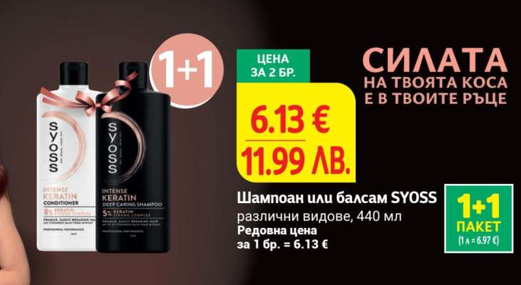 Шампоан или балсам Syoss