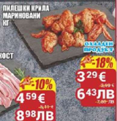 Пилешки крила мариновани