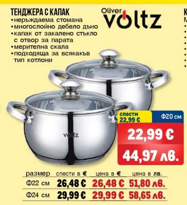Тенджера с капак