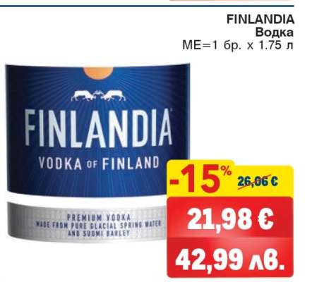 FINLANDIA Водка