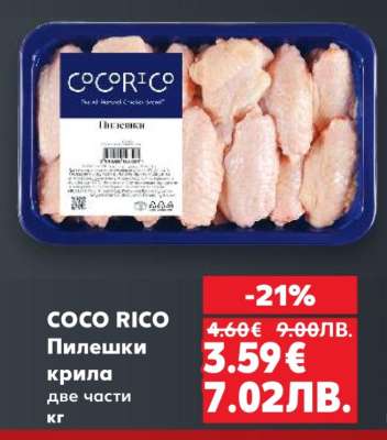 COCO RICO Пилешки крила