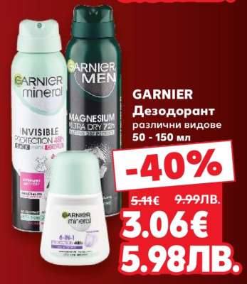 GARNIER Дезодорант