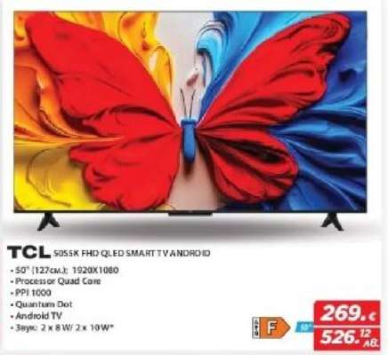 TCL 50S5K FHD QLED SMART TV ANDROID