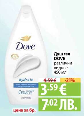 Душ гел DOVE