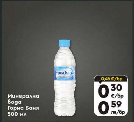 Минерална вода Горна Баня