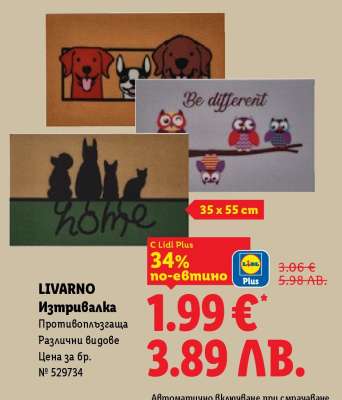 Livarno Изтривалка