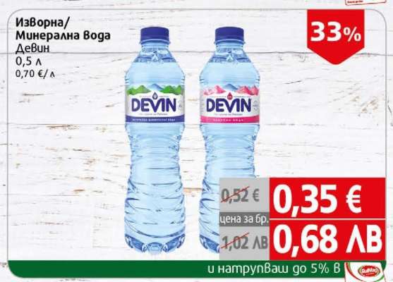 Изворна/Минерална Вода Devin