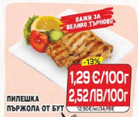 Пилешка пържола от бут