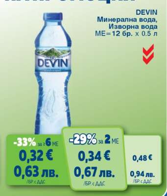 DEVIN Минерална вода