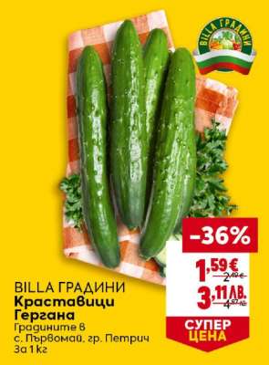 Краставици Гергана
