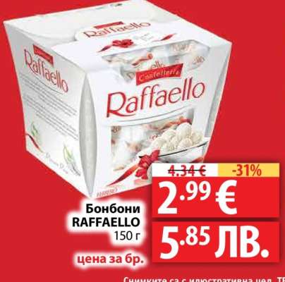 Бонбони RAFFAELLO