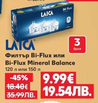 Филтър Bi-Flux или Bi-Flux Mineral Balance