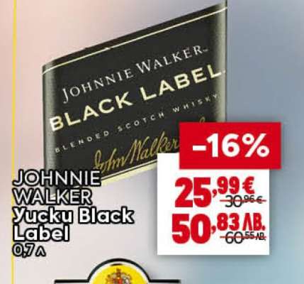 JOHNNIE WALKER Yucku Black Label