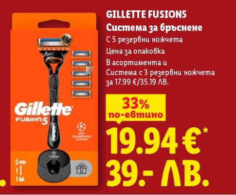 GILLETTE FUSION5