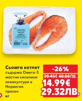 Сьомга котлет