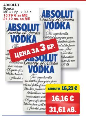 ABSOLUT Водка