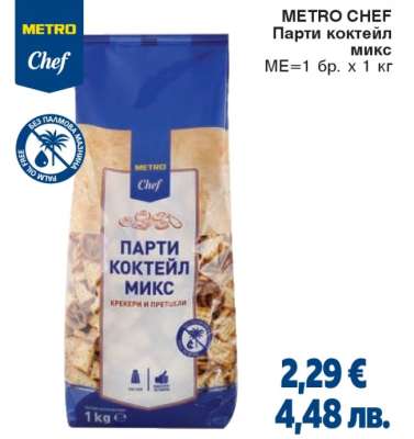 METRO CHEF Парти коктейл микс