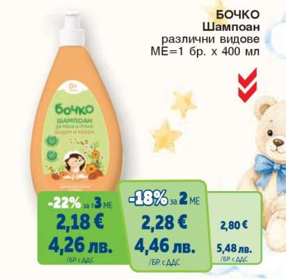 БОЧКО Шампоан