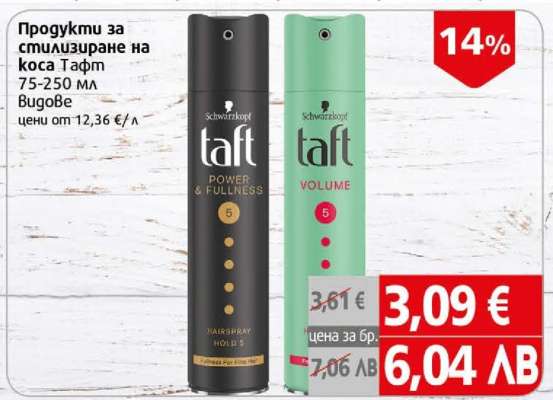 Schwarzkopf Taft Power & Fullness / Volume