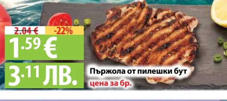 Пържола от пилешки бут