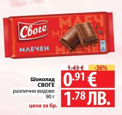 Шоколад Своге