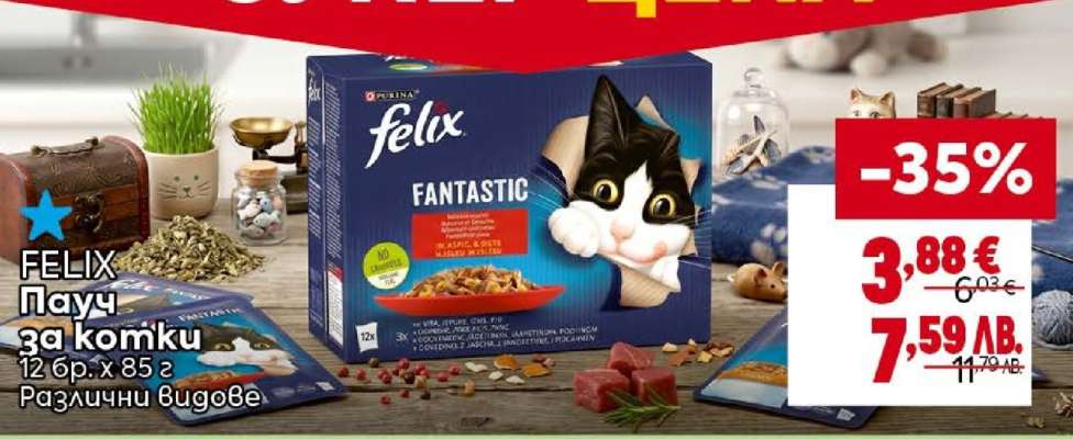 FELIX Пауч за котки