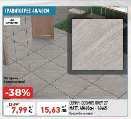 ГРАНИТОГРЕС 40/40см