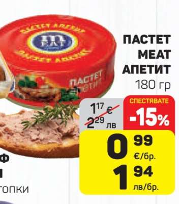 ПАСТЕТ MEAT АПЕТИТ