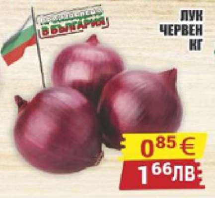 Лук червен