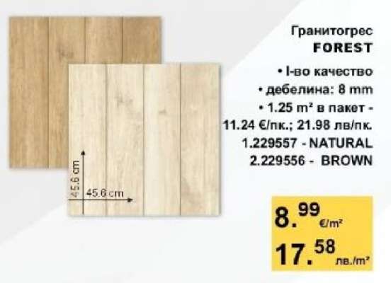 Гранитогрес FOREST