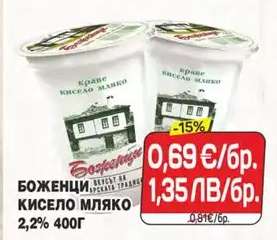 БОЖЕНЦИ Кисело мляко
