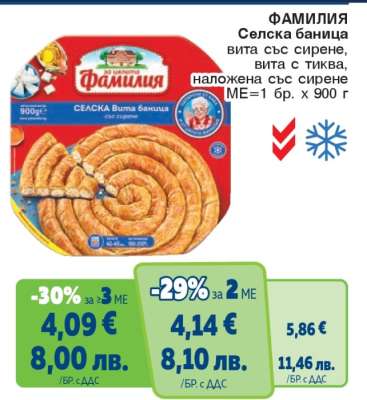 ФАМИЛИЯ Селска баница
