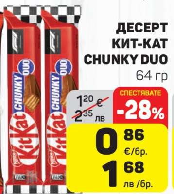 ДЕСЕРТ КИТ-КАТ CHUNKY DUO