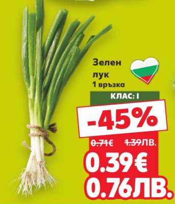 Зелен лук